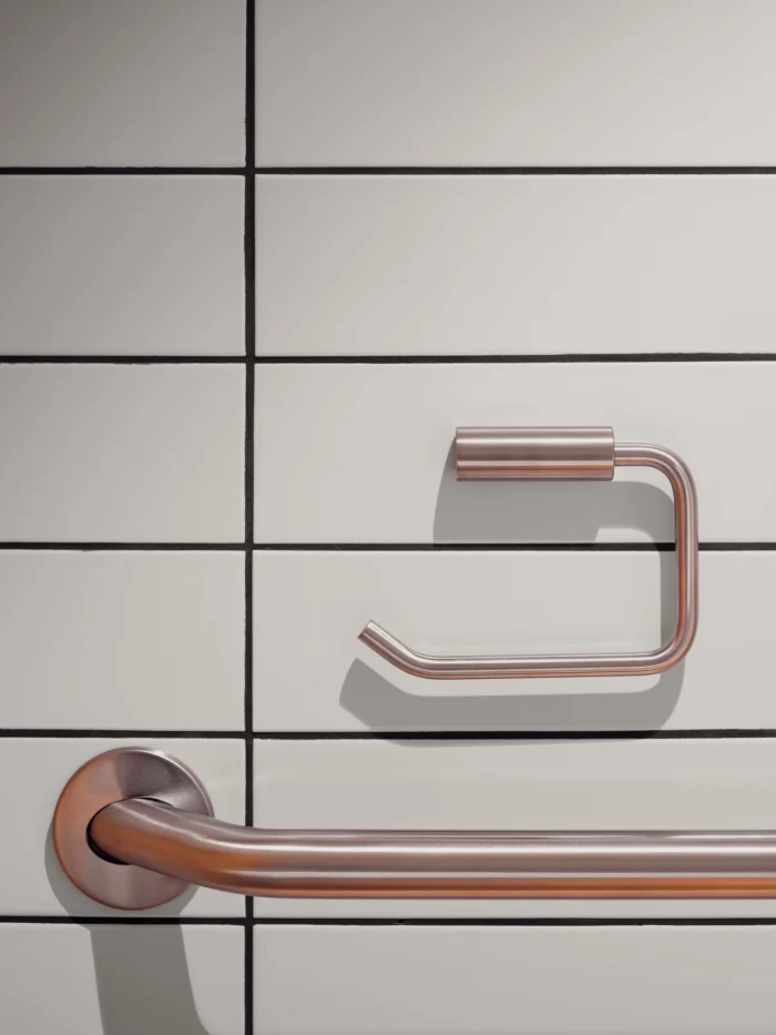 Commercial faucet and soap dispenser detail